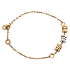 Bvlgari B.zero1 18K Three Tone Gold Element Soft Bracelet