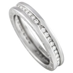 Bvlgari B.Zero1 Einbandring aus 18 Karat Weißgold mit 0,57 Karat Diamanten