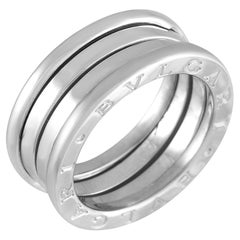 Bvlgari B.Zero1 18K White Gold Band Ring