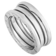 Bvlgari B.Zero1 18K White Gold Band Ring