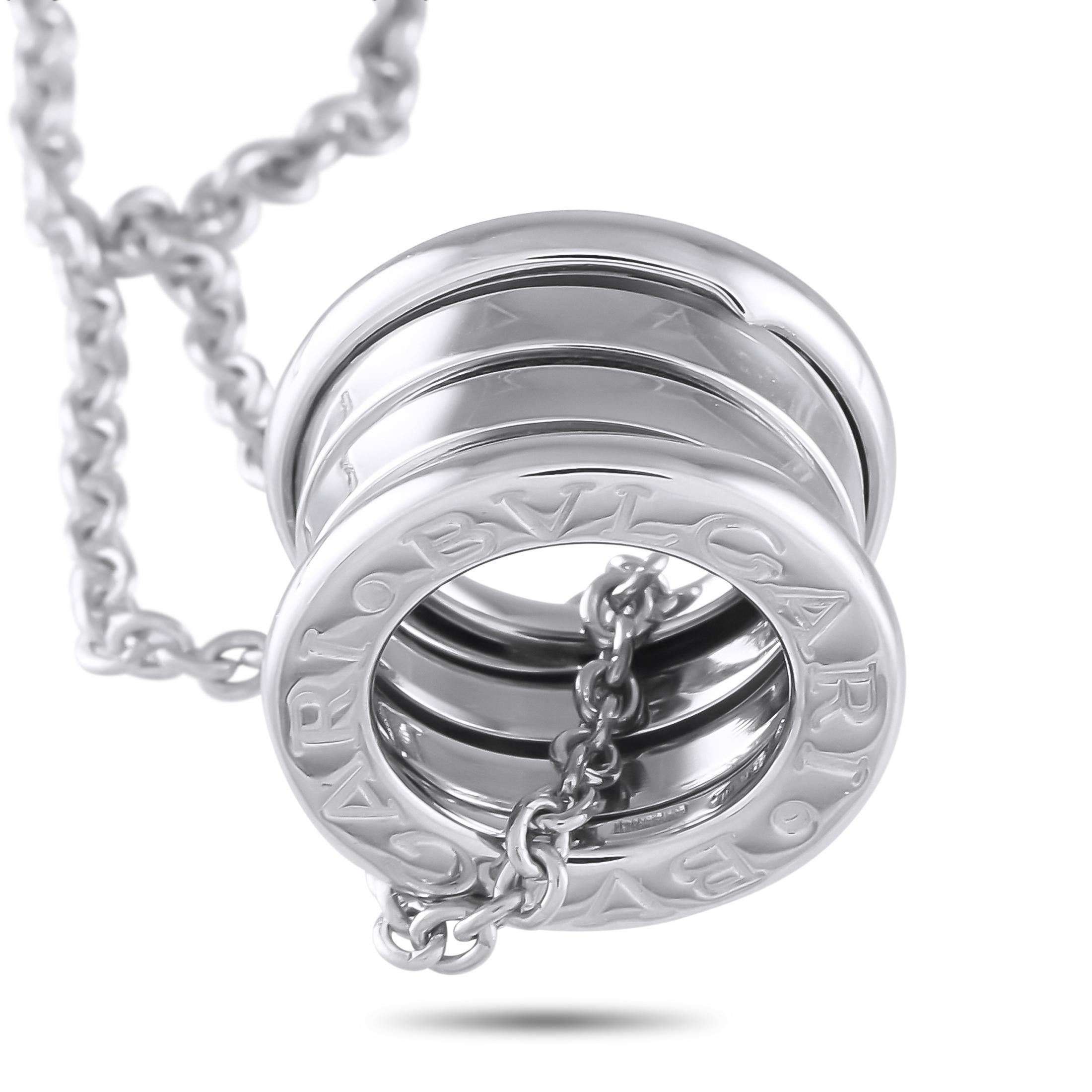 Women's Bvlgari B.zero1 18K White Gold Necklace