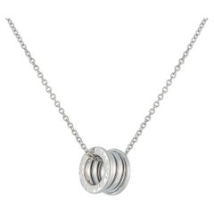 Bvlgari B.zero1 18K White Gold Necklace