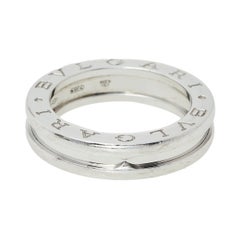 Bvlgari B.zero1 18K White Gold One-Band Ring Size EU 51