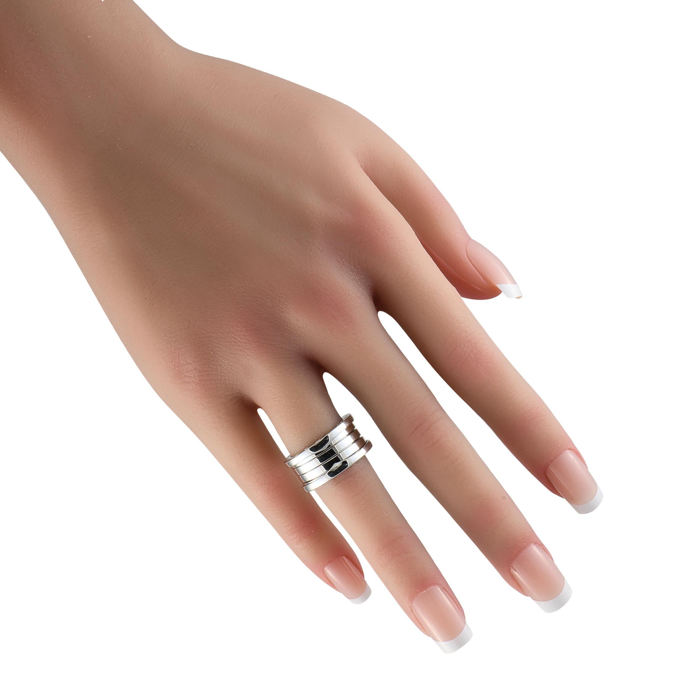 Bvlgari B.Zero1 Anello in oro bianco 18 carati In condizioni Nuovo in vendita a Southampton, PA