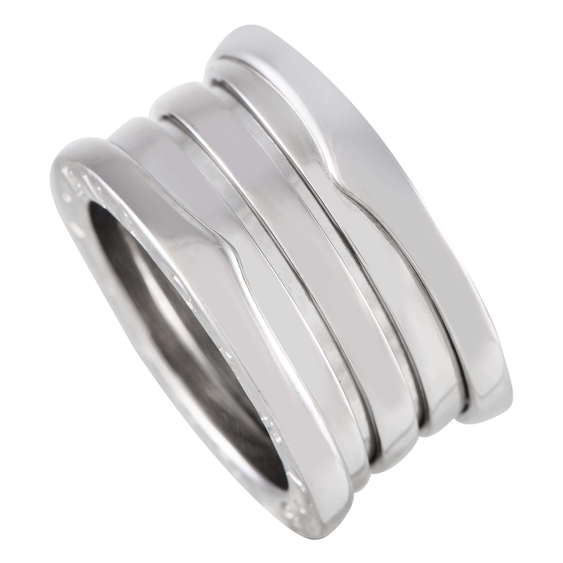 Bvlgari B.zero1 18K White Gold Ring