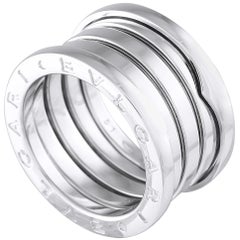 Bvlgari B.Zero1 18K White Gold Ring