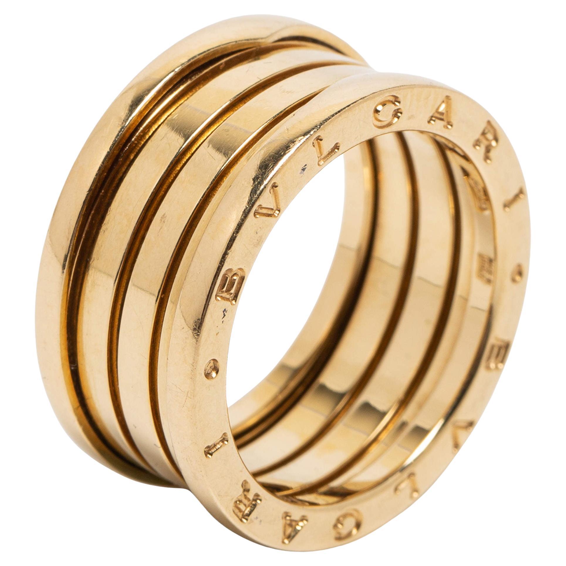 Bvlgari B.zero1 Band Ring in 18 Karat Yellow Gold at 1stDibs bvlgari