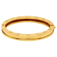 Bvlgari B.Zero1 18k Yellow Gold Bangle Bracelet