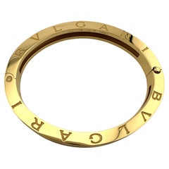 BVLGARI B.zero1 Bracelet jonc en or jaune 18 carats taille moyenne