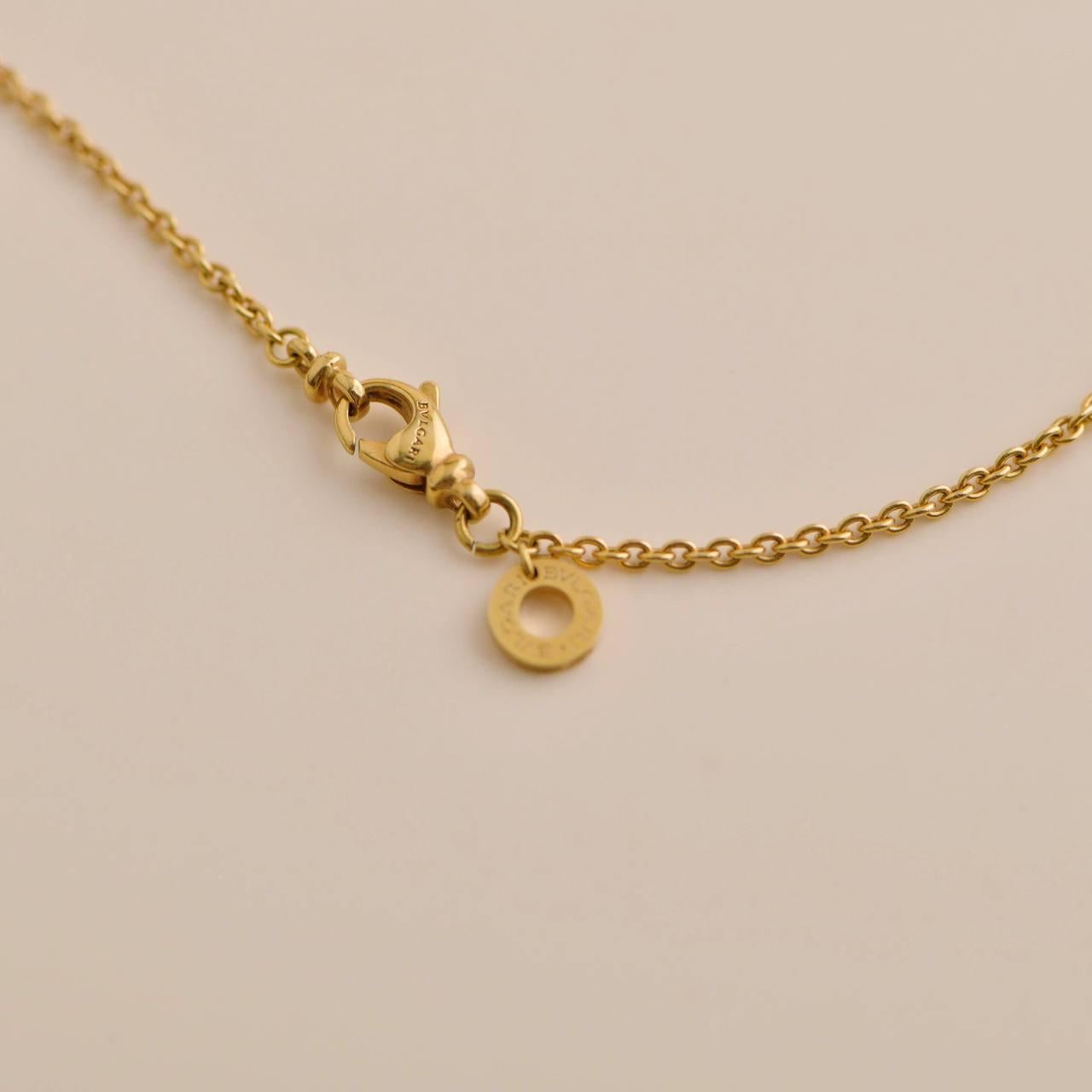 BVLGARI B.ZERO1 18k Yellow Gold Necklace  For Sale 2