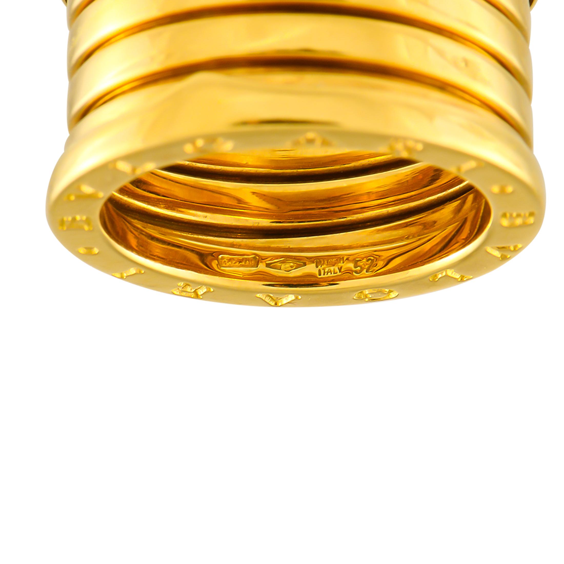 Donna Anello Bvlgari B.zero1 in oro giallo 18 carati in vendita