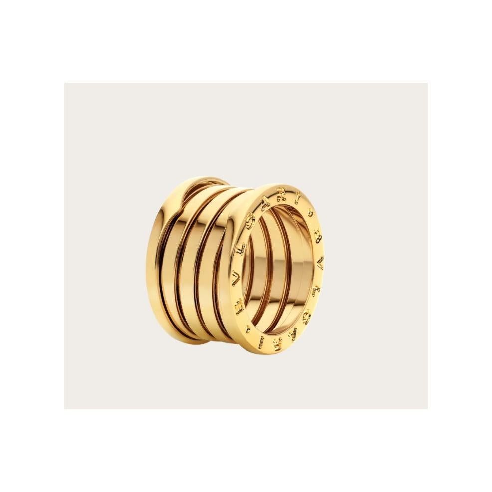 Bvlgari B.ZERO1 18 Karat Yellow Gold Ring In Excellent Condition In New York, NY