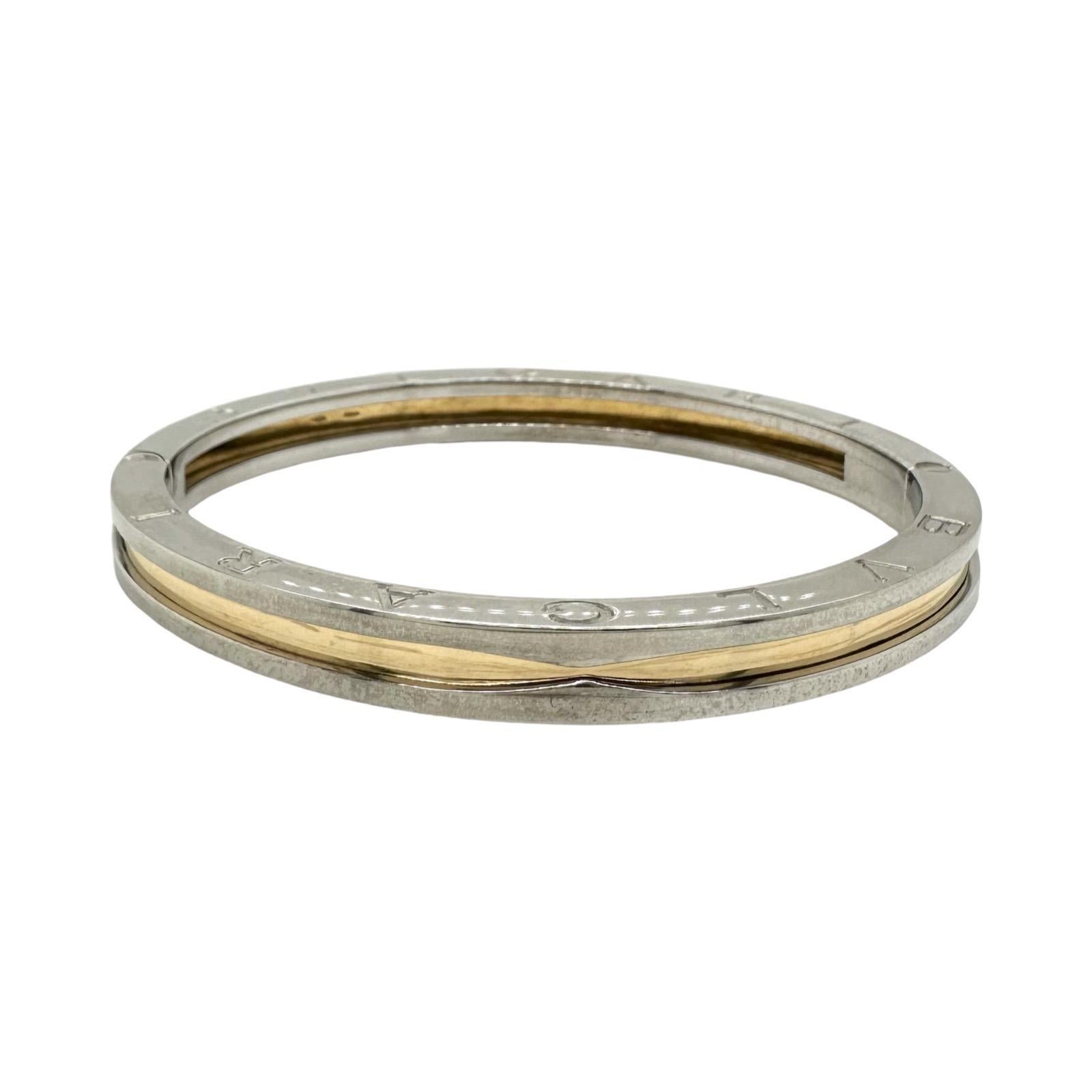 Brand: Bvlgari
Model Name: B.zero1
Material: 18k Yellow Gold & Stainless Steel
Size: Large
Box & Papers: Comes with Brilliance Jewels Packaging