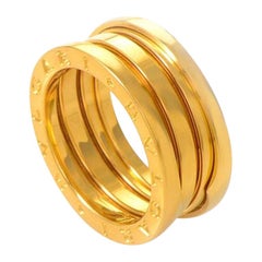 Bvlgari B.Zero1 3-Band 18 Karat Yellow Gold Ring