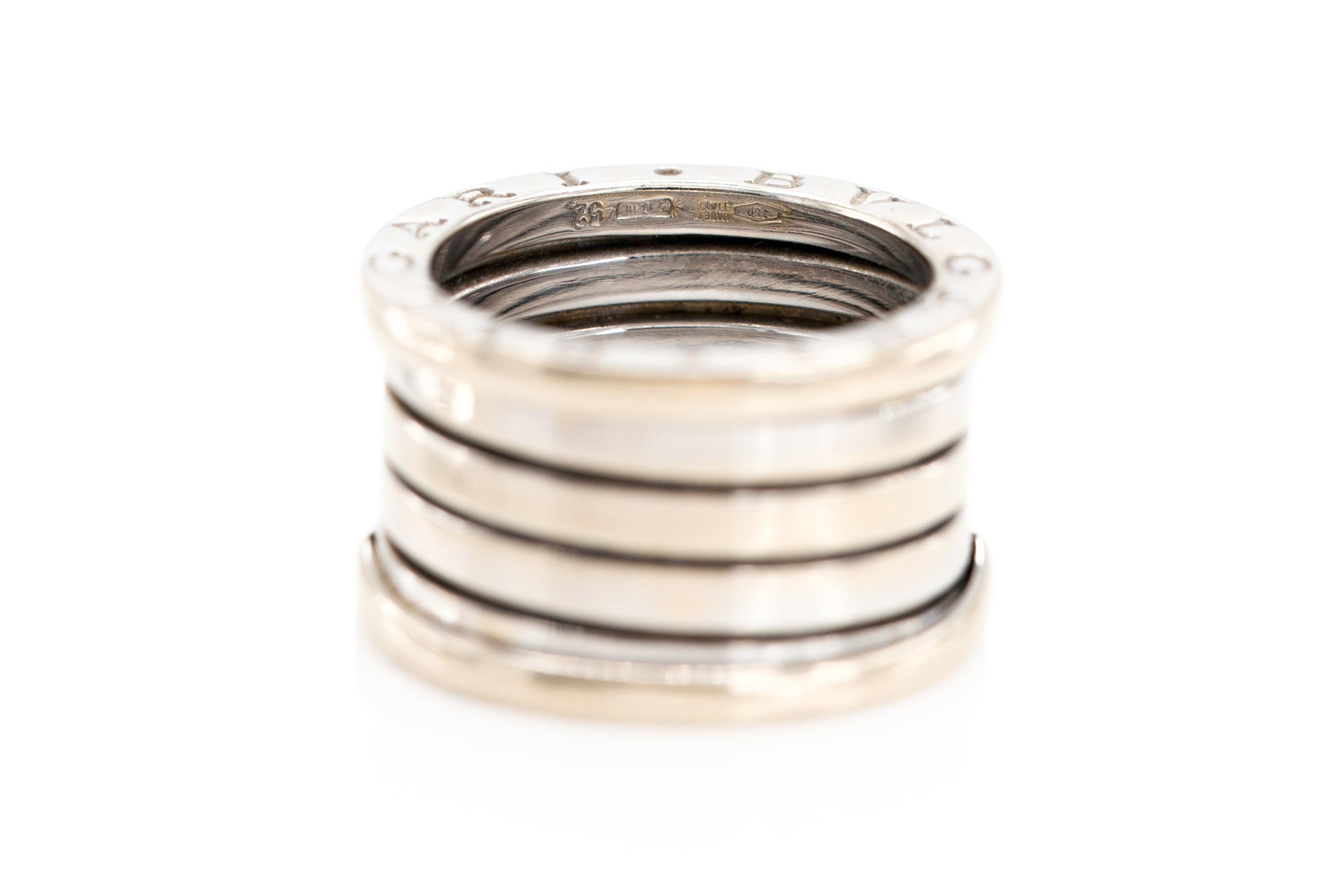 Donna Bvlgari B.Zero1 Anello a 4 file in vendita