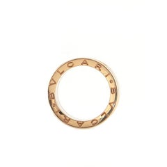 Bvlgari B.Zero1 Anish Kapoor Band Ring 18K Rose Gold and Stainless Steel
