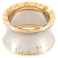 Bvlgari B.Zero1 Anish Kapoor Band Ring 18K Yellow Gold and Stainless Stee