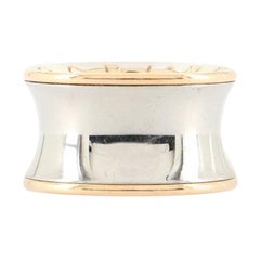 Bvlgari B.Zero1 Anish Kapoor Band Ring 18k Yellow Gold and Stainless Steel