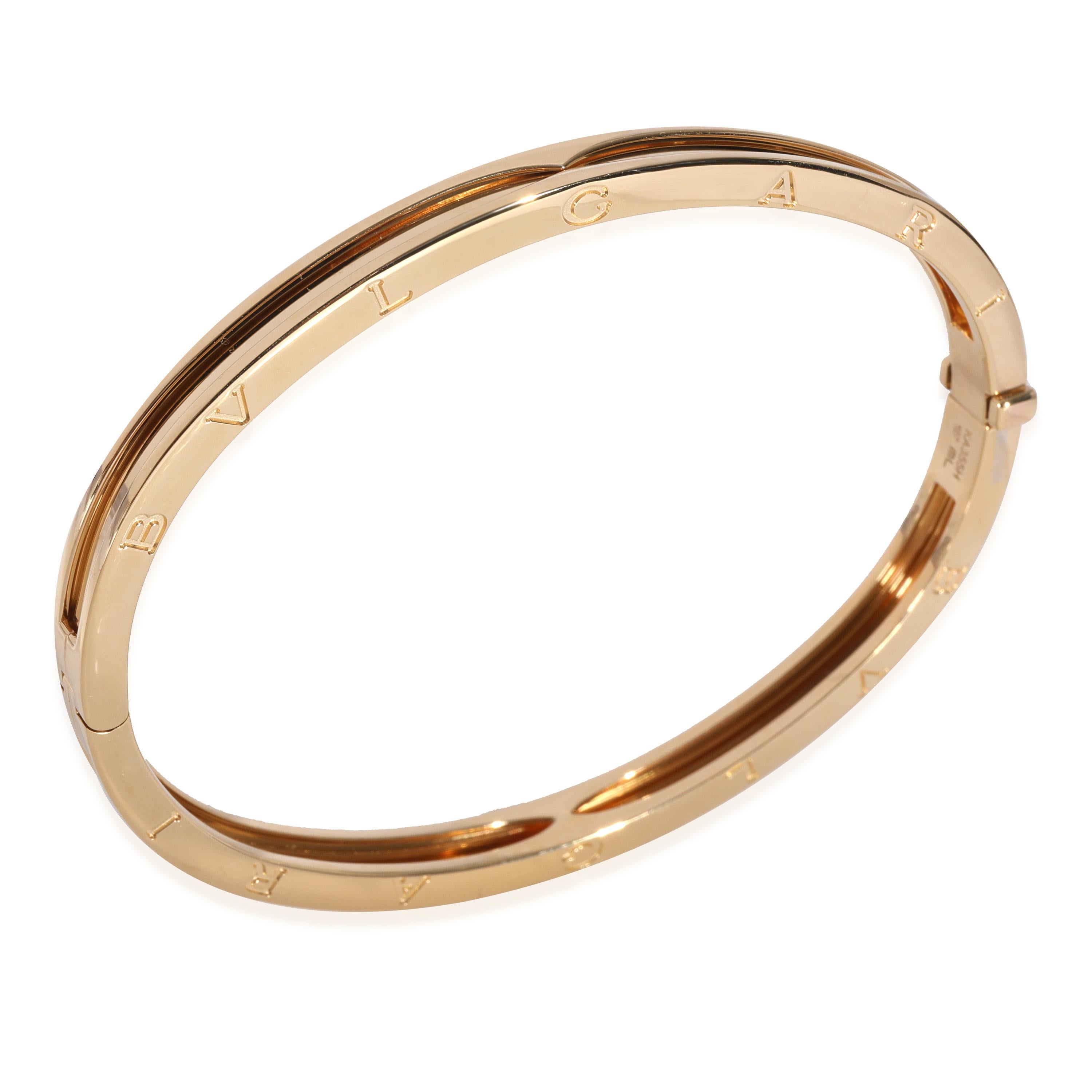 BVLGARI B.Zero1 Armreif aus 18 Karat Gelbgold im Zustand „Hervorragend“ in New York, NY