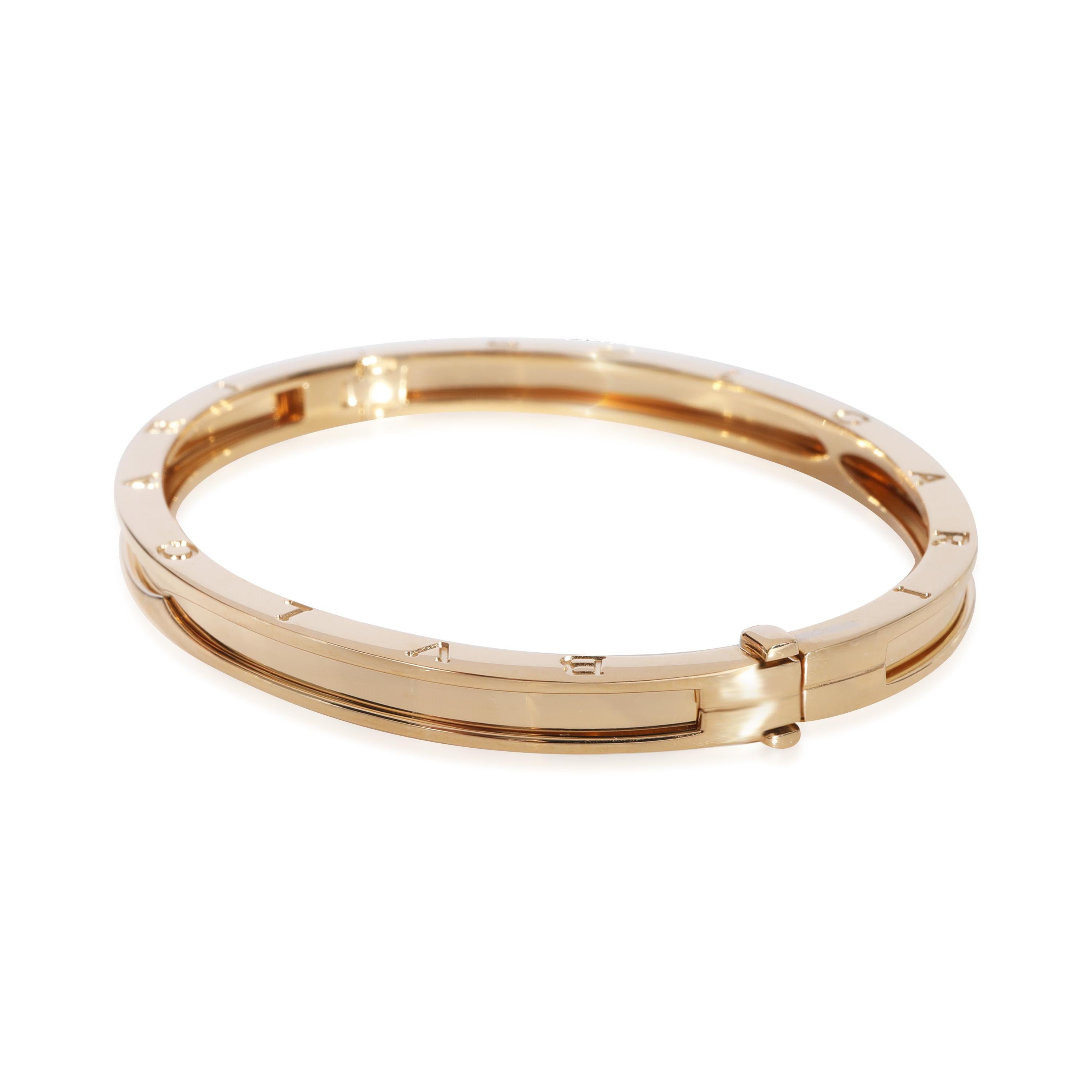 BVLGARI B.Zero1 Armreif aus 18 Karat Gelbgold für Damen oder Herren