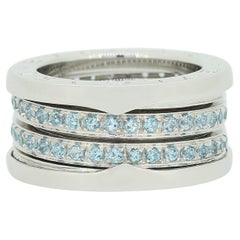 Bvlgari B.Zero1 Blue Topaz Ring Size K (50)