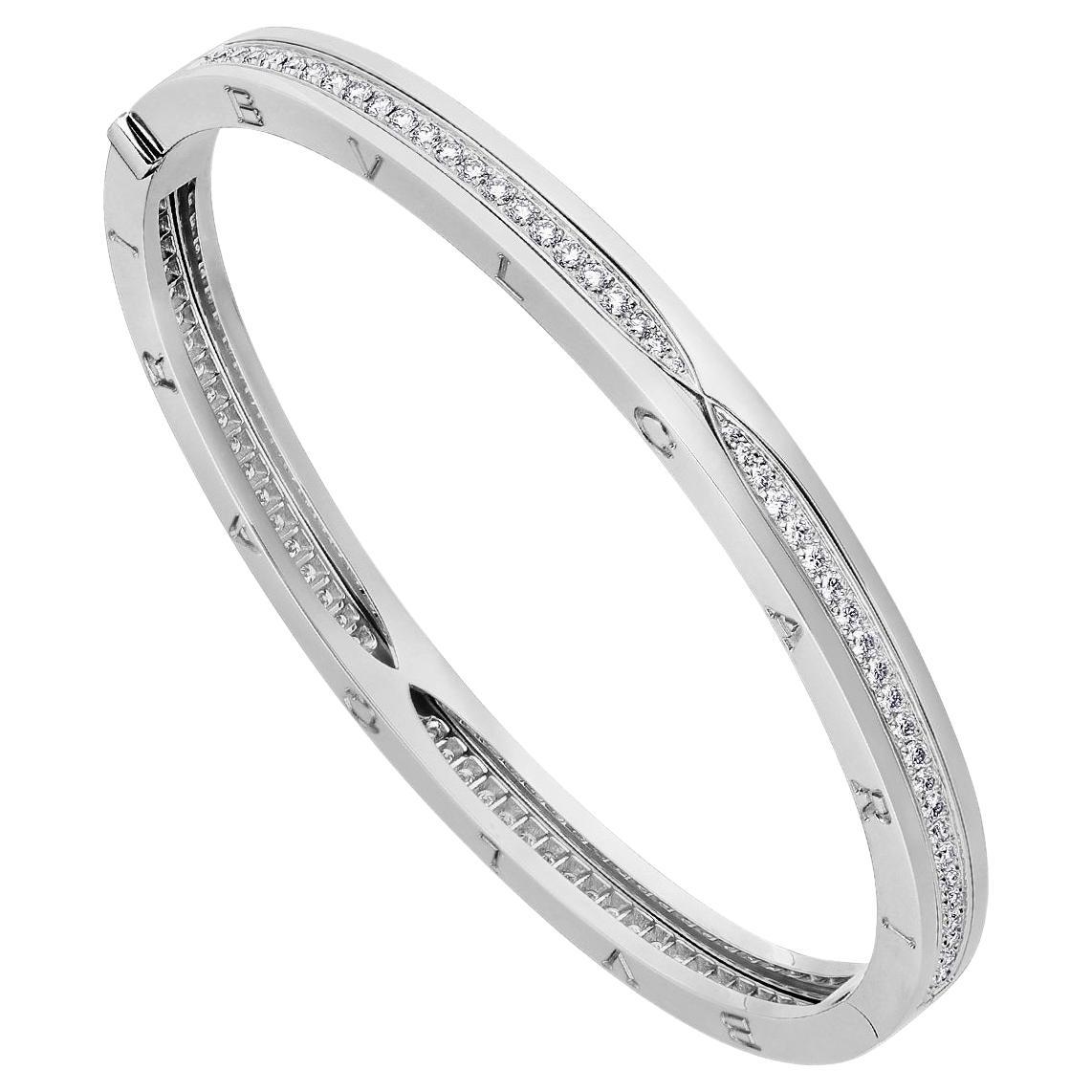 BVLGARI - B.Zero1 Bracelet in white gold and diamonds