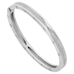 BVLGARI - B.Zero1 Bracelet en or blanc et diamants