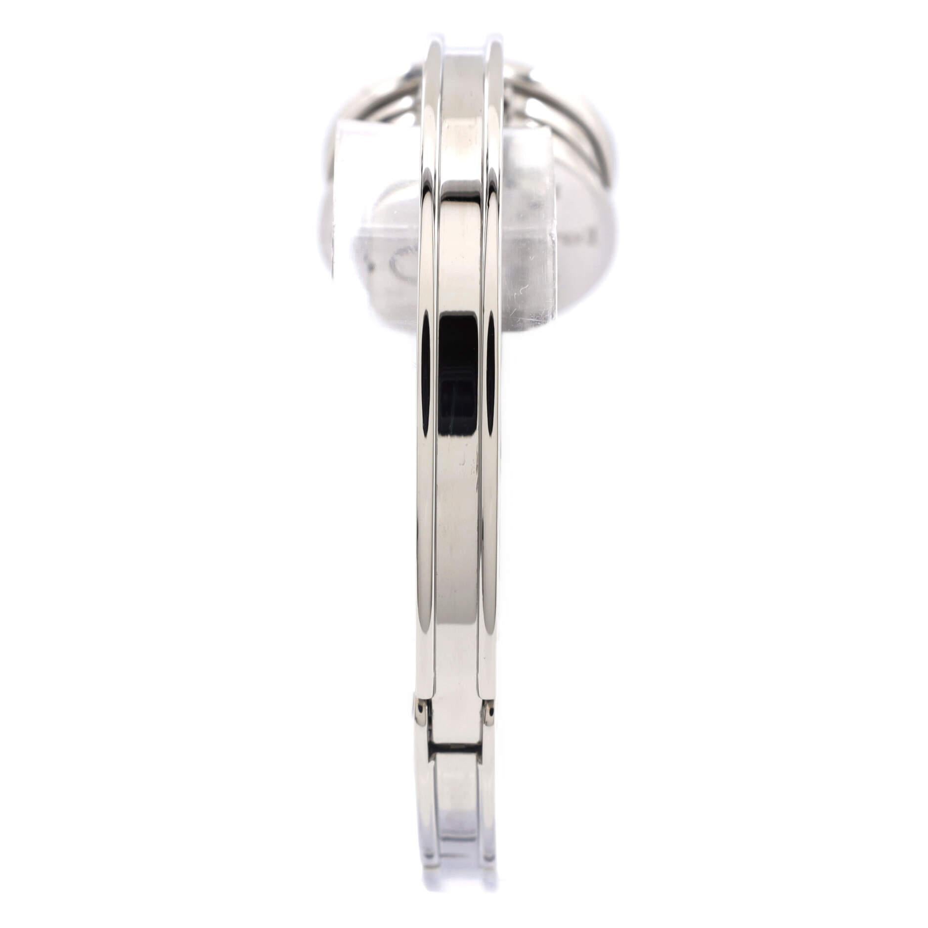 Bvlgari B.Zero1 Bracelet Quartz Watch Stainless Steel 22 In Good Condition In New York, NY