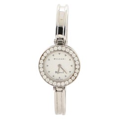 Bvlgari B.Zero1 Bracelet Quartz Watch Stainless Steel with Diamond Bezel