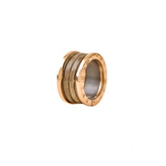 Bvlgari B.Zero1 Madera Anillo Oro Rosa 18k Talla 57
