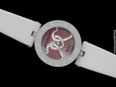 Bvlgari B.zero1 BZ30S Ladies Stainless Steel & MOP Diamond Watch - Bvlgari Box