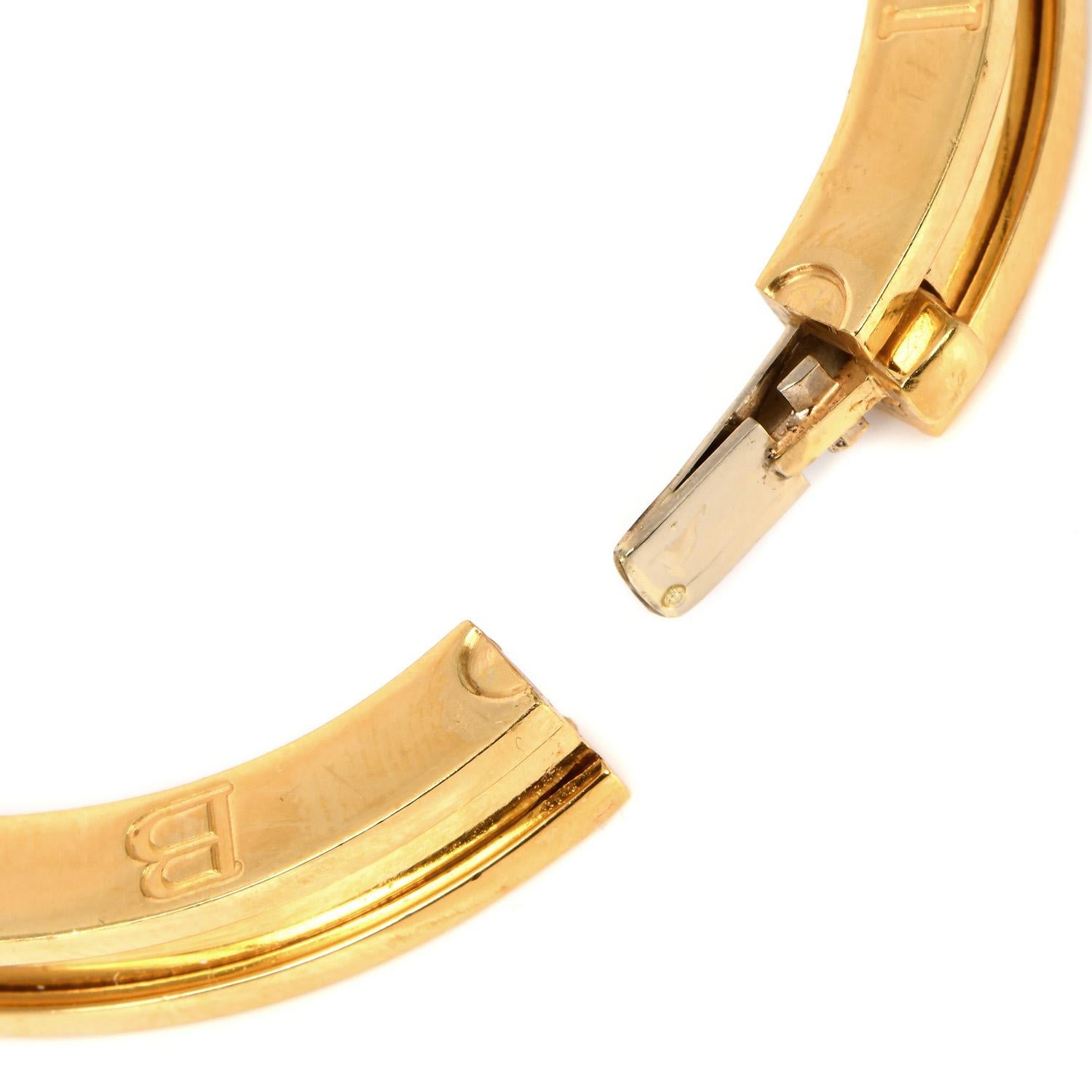 Bvlgari B.ZERO1 B.Zero 1 18K Yellow Gold Bangle Bulgari Bracelet For Sale 1