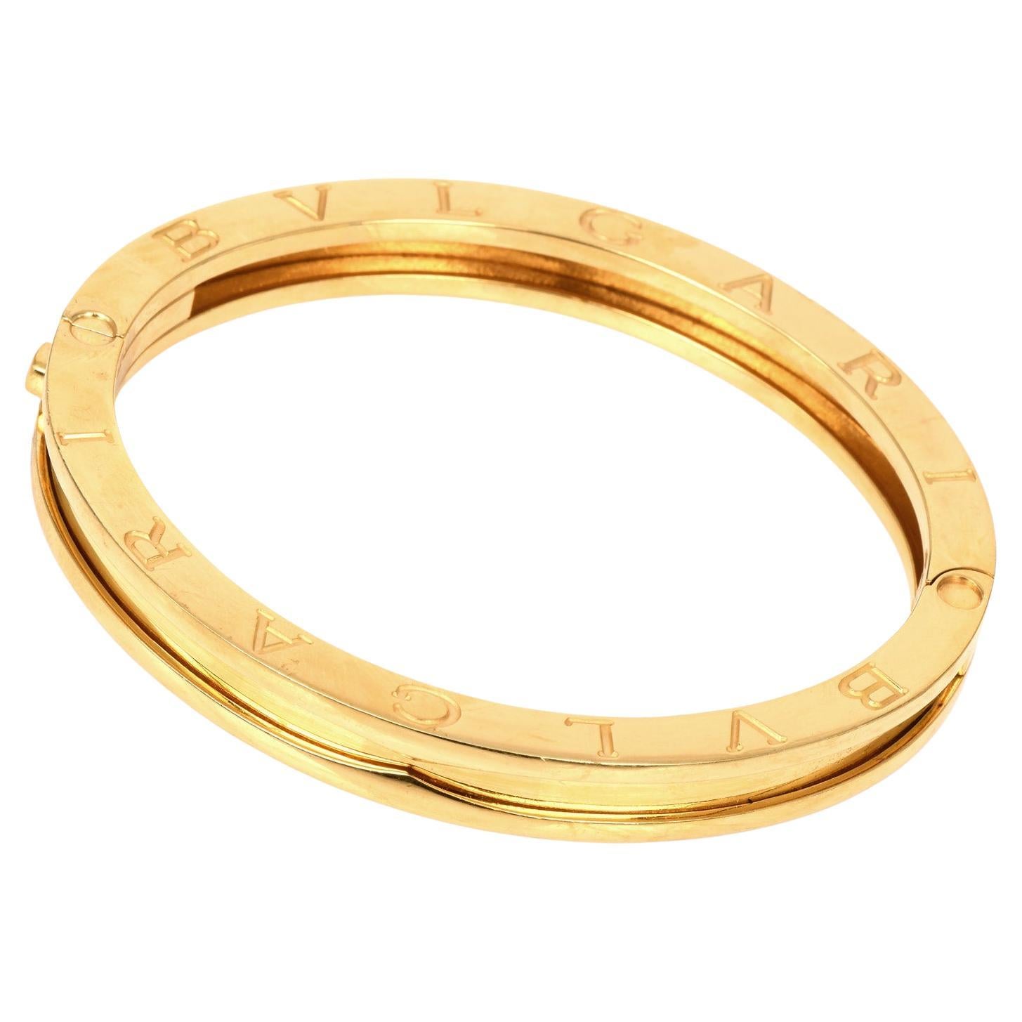 Bvlgari B.ZERO1 B.Zero 1 Pulsera Bulgari de oro amarillo de 18 quilates