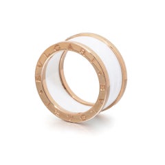 Bvlgari B.zero1 Ceramic and Gold Ring