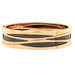 Bvlgari B.Zero1 Design Legend Zaha Hadid Bangle Bracelet 18K Rose Gold