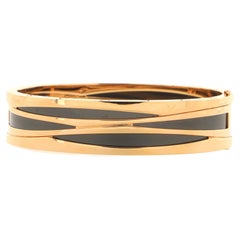 Bvlgari B.Zero1 Design Legend Zaha Hadid Bangle Bracelet 18k Rose Gold