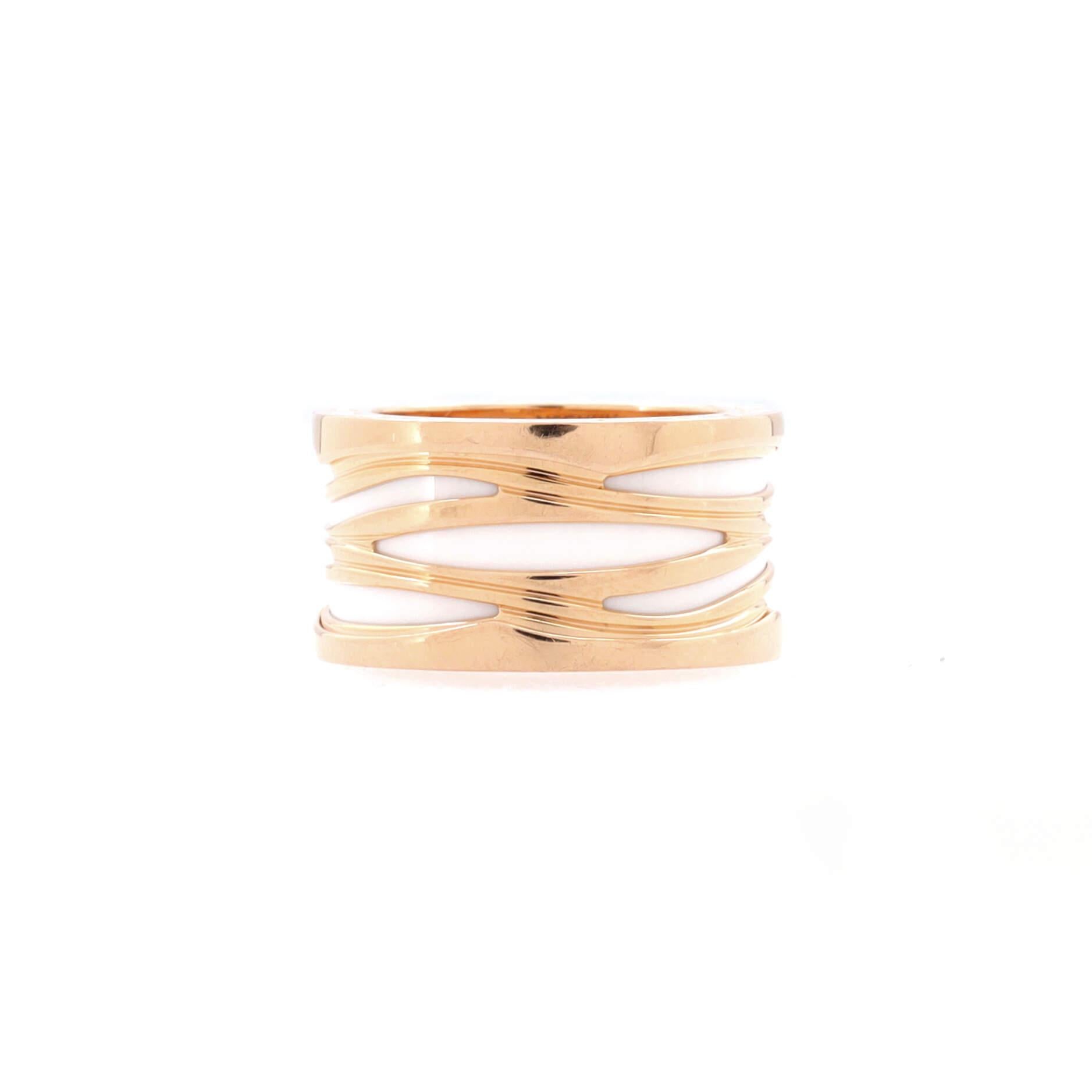 Bvlgari B.Zero1 Design Legende Zaha Hadid Vierer-Ring 18k Roségold im Zustand „Gut“ in New York, NY