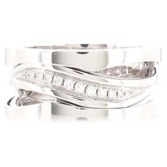 Bvlgari B.Zero1 Design Legend Zaha Hadid Three Band Ring 18k White Gold