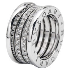 Anillo Bvlgari B.Zero1 Diamante Oro Blanco 18k Talla 48