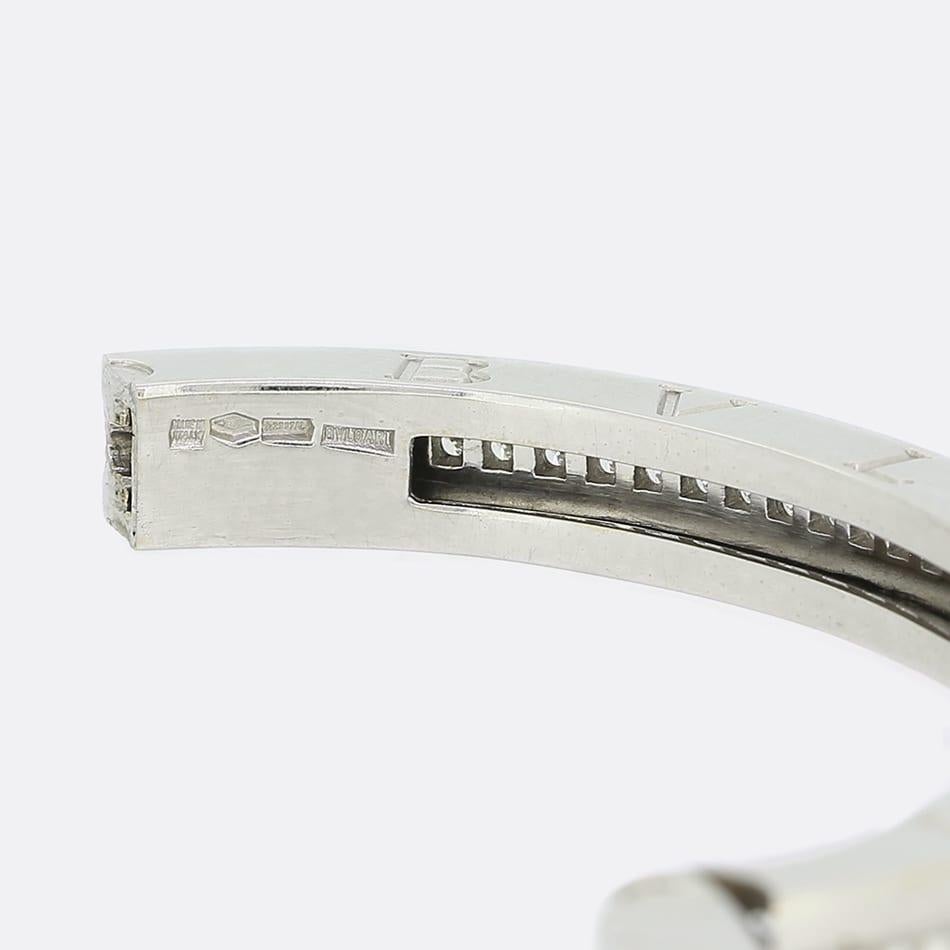 Bvlgari B.zero1 Bracciale con diamanti Bangle In condizioni ottime in vendita a London, GB