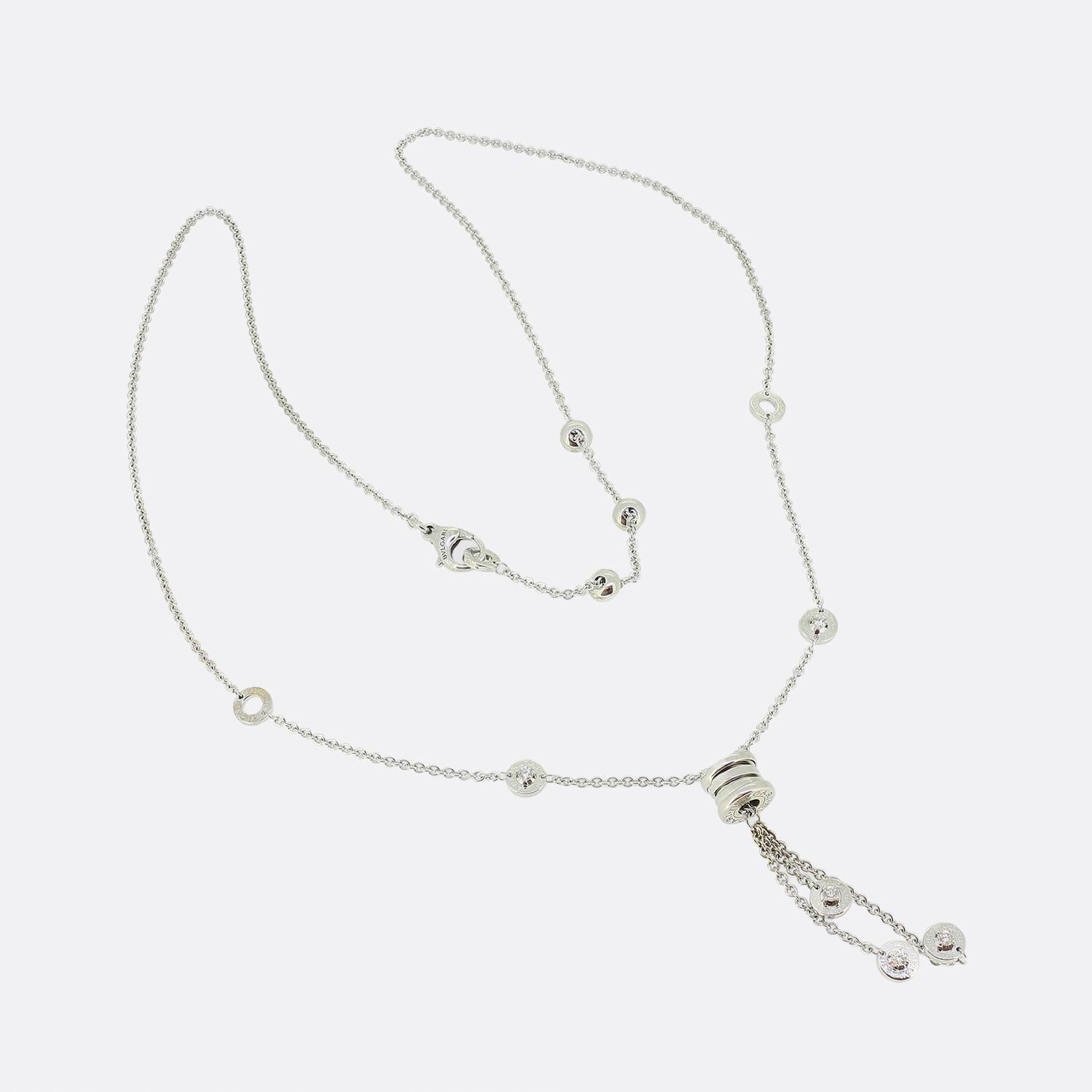 Bvlgari B.zero1 Diamant-Halskette (Brillantschliff)