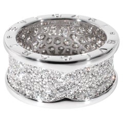 Bvlgari B.Zero1 Bague en or blanc 18 carats avec diamants 2,24 carats