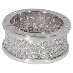 BVLGARI B.zero1 Bague en or blanc 18 carats avec diamants 2,4 carats