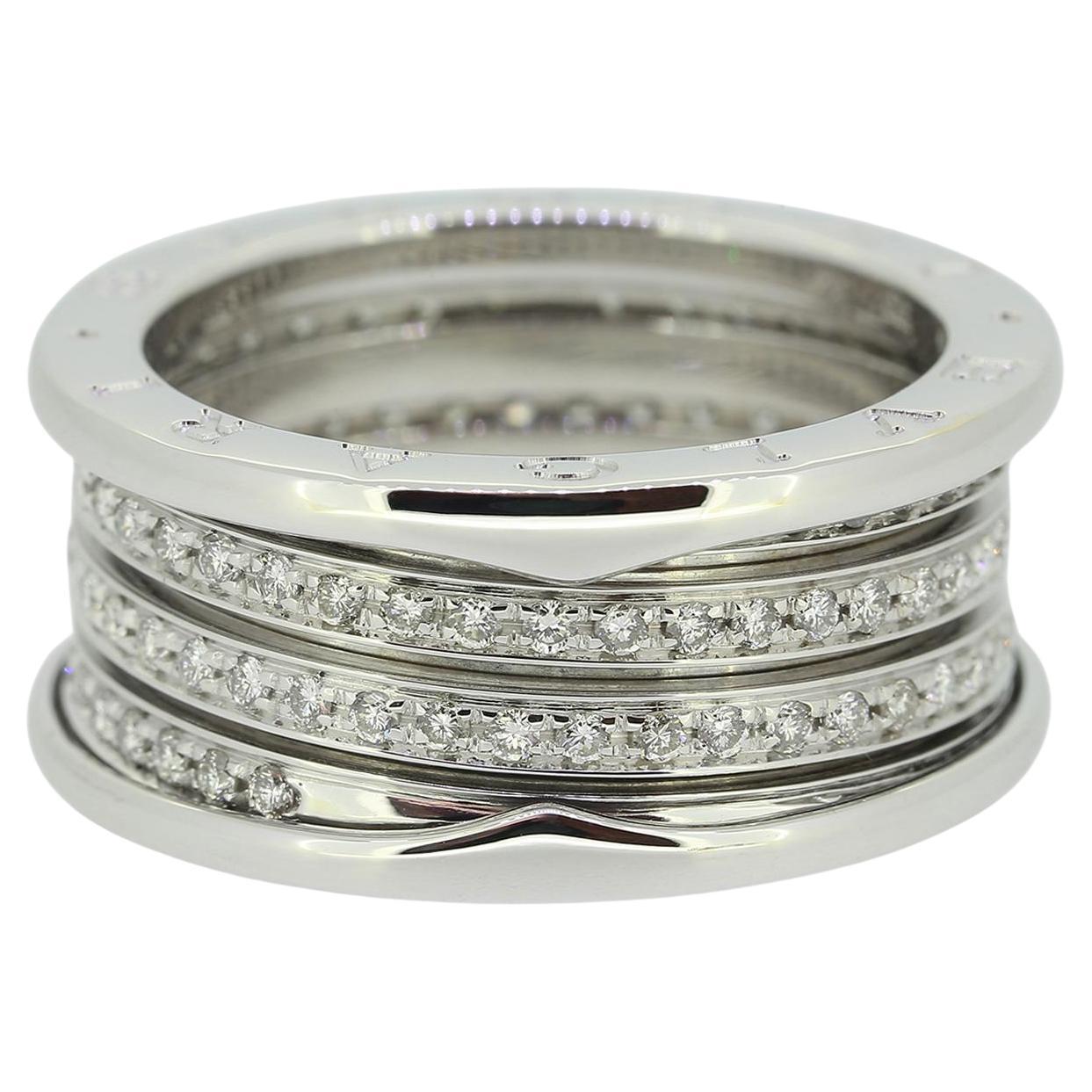 Bvlgari B.Zero1 Diamond Ring Size T (62) For Sale