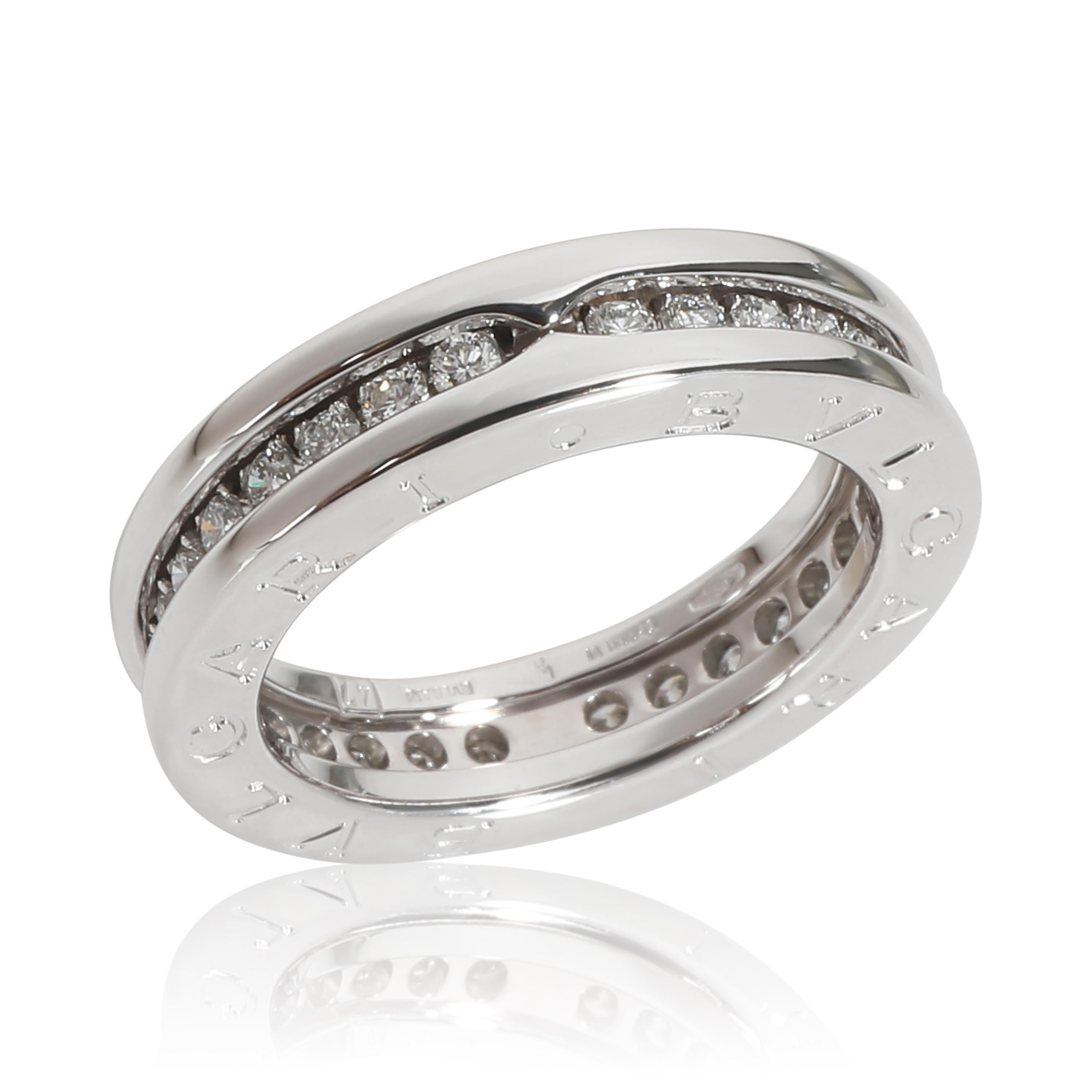 BVLGARI B.zero1 Fashion Ring in 18k White Gold 0.45 CTW

PRIMARY DETAILS
SKU: 141574
Listing Title: BVLGARI B.zero1 Fashion Ring in 18k White Gold 0.45 CTW
Condition Description: Created in 1999 to celebrate the Millenium, the B.zero1 collection