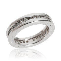 BVLGARI B.zero1 Fashion Ring in 18k White Gold 0.45 CTW