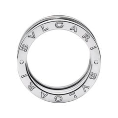 Bvlgari B.zero1 Four-Band Ring 18kt White Gold Size 55