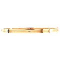 Bvlgari B.Zero1 Hinged Bangle Bracelet 18k Yellow Gold