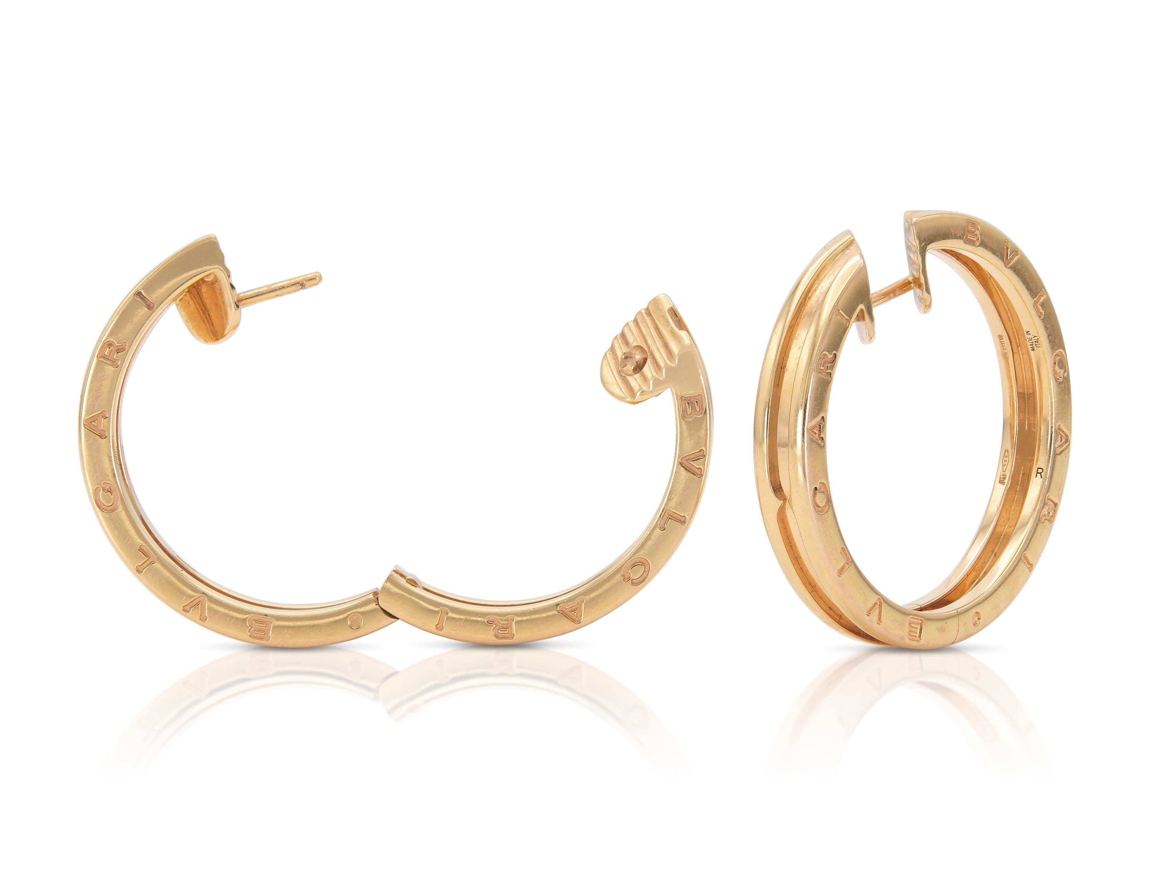 Bvlgari B.Zero1 Creolen Ohrringe Damen im Angebot