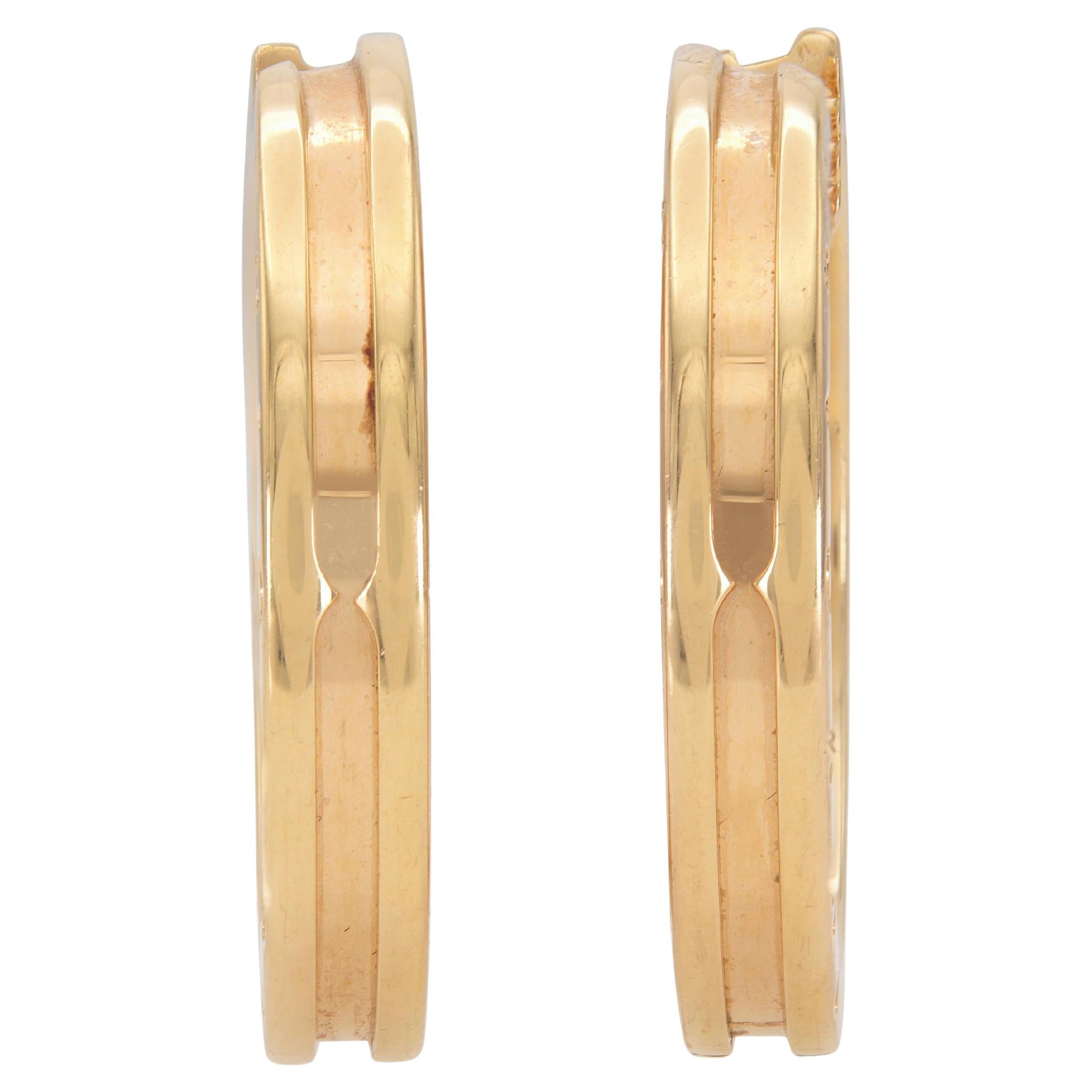Bvlgari B.Zero1 Hoop Earrings in vendita